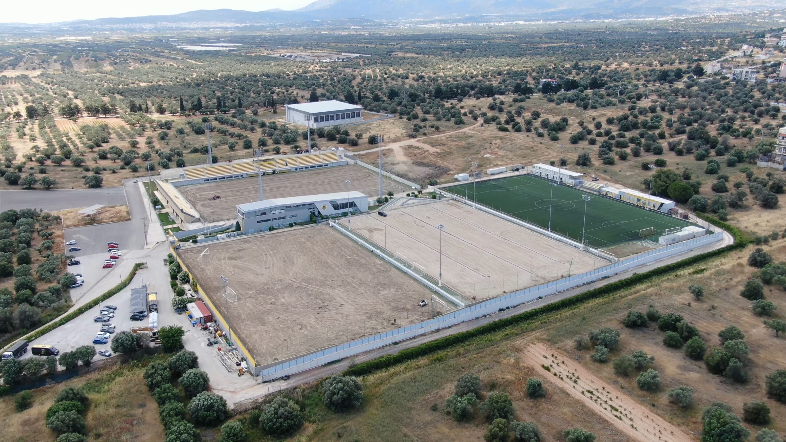 Έργα στα Σπάτα, αλλάζει επίπεδο το προπονητικό κέντρο της ΑΕΚ (Photo+Video)