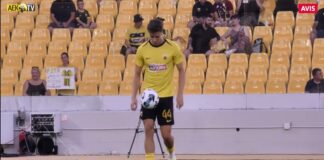 Με Ρέλβας η προπόνηση της ΑΕΚ στην «Αγία Σοφία – OPAP Arena» (vid)