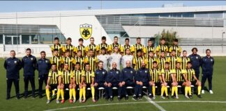 Επικράτησε με 3-0 η ΑΕΚ Κ17 του Αστέρα Τρίπολης